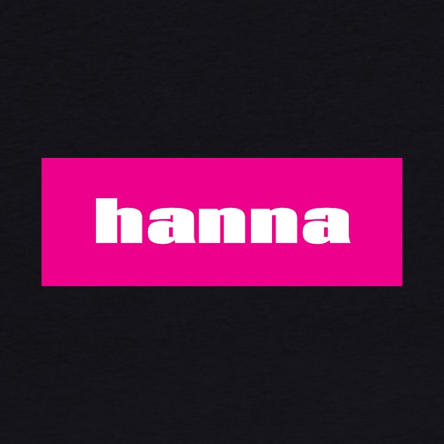 Hanna My Name Is Hanna! by ProjectX23Red